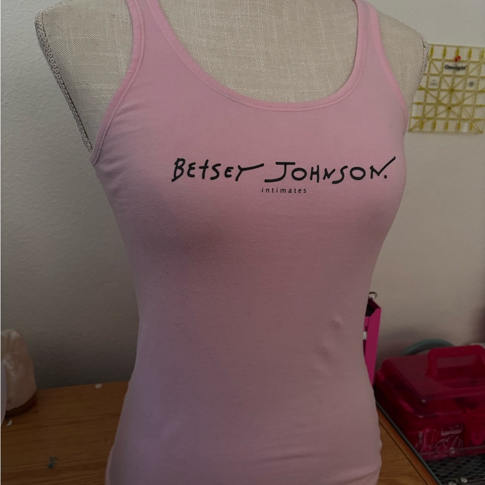 Betsey Johnson Light Pink Tank Top